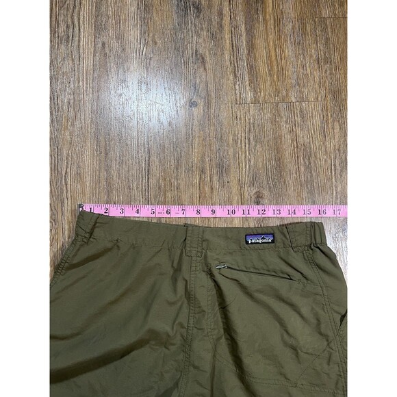 Patagonia Island Hopper Nylon Shorts Mens Medium Green Outdoor Hiking - Picture 10 of 11